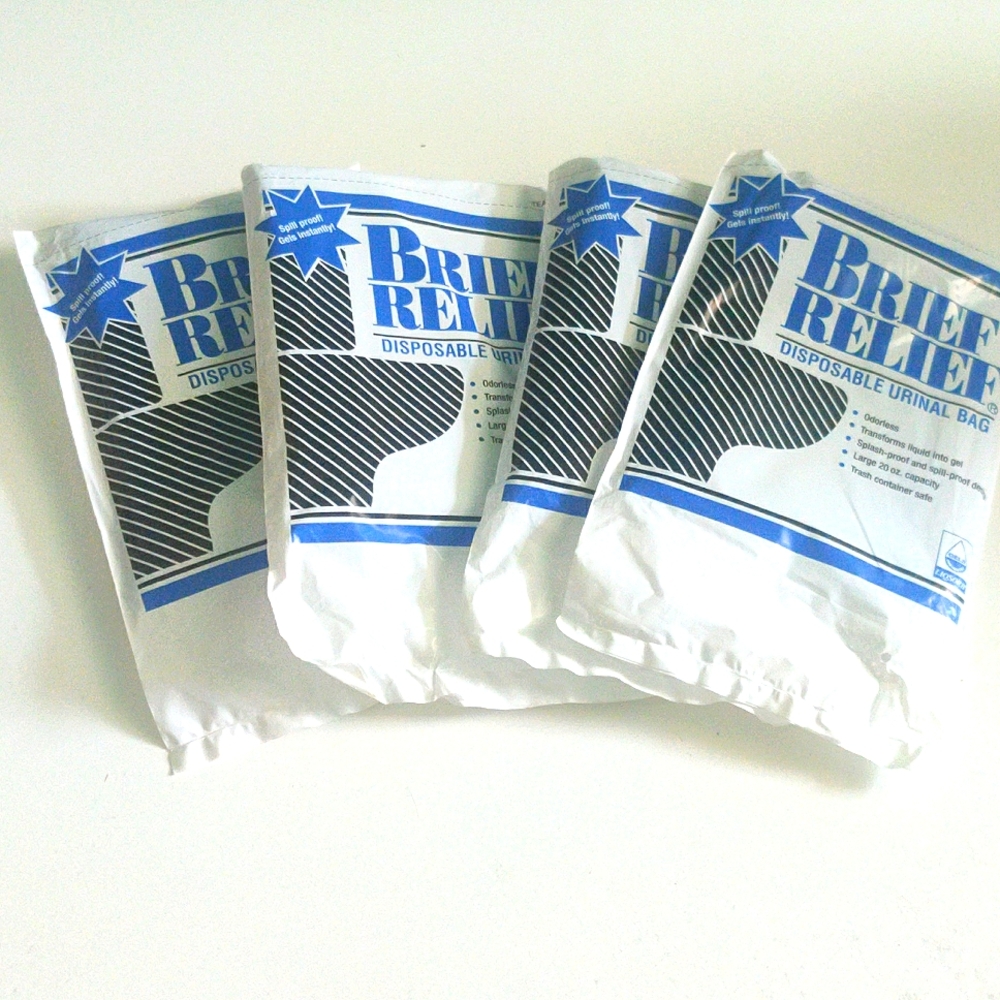 BRIEF RELIEF DISPOSABLE URINAL BAG